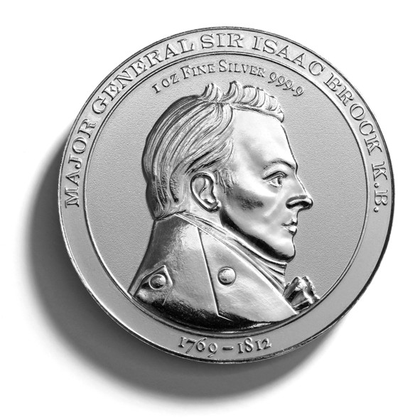 Guernsey-Mint---Major-General-Sir-Isaac-Brock-Medallion